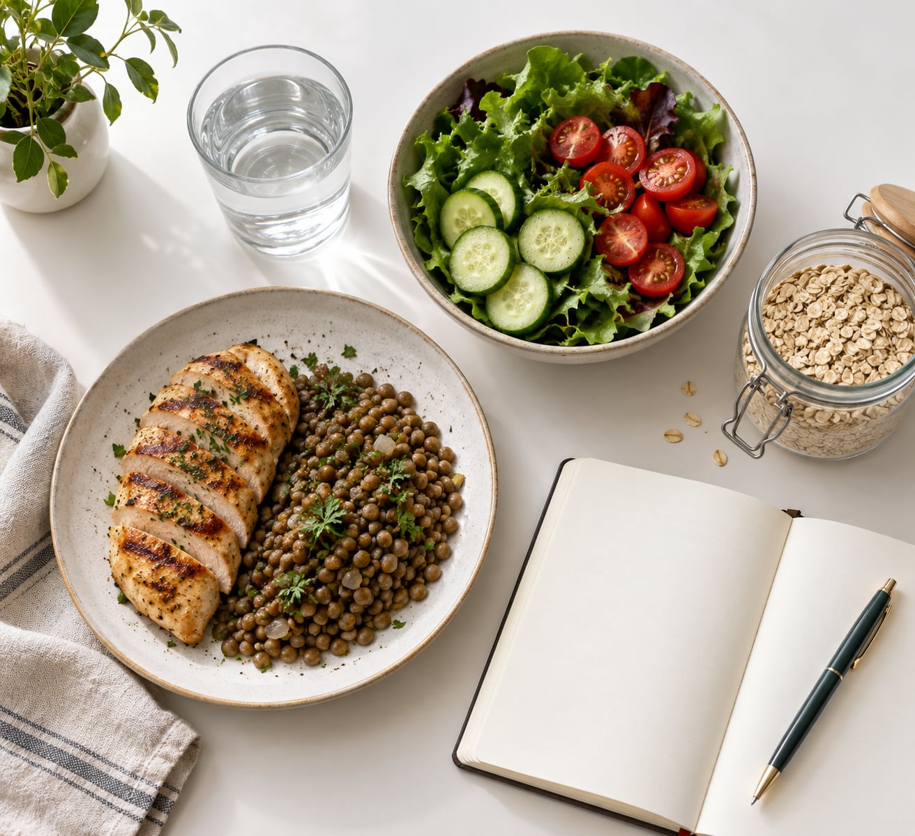 how to control hunger while in a calorie deficit