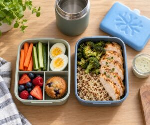 how to prep healthy lunches for kids and yourself