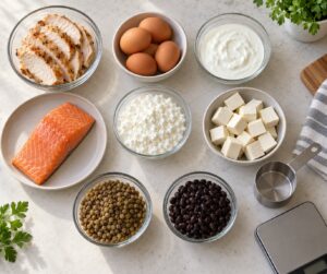 how much protein in common foods