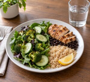 how to build a healthy plate at a buffet
