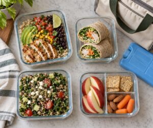 easy high protein lunches for work