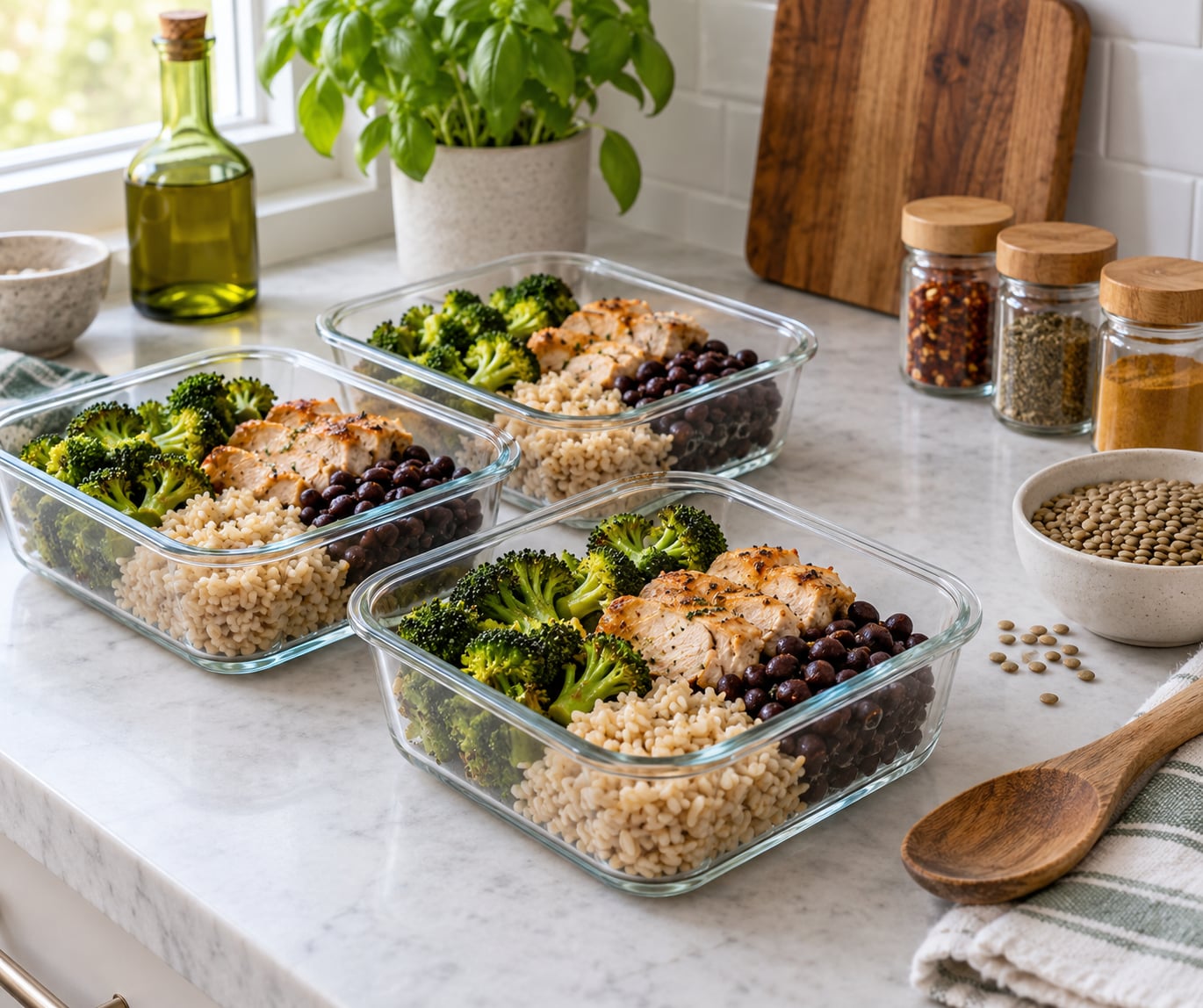 how to meal prep for the week on a budget