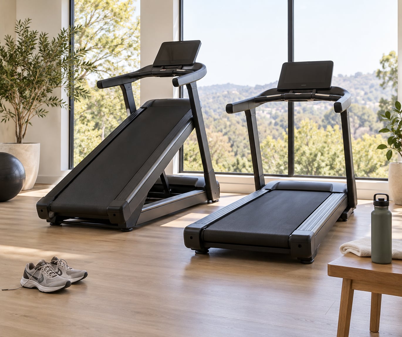 incline walking vs running for fat loss