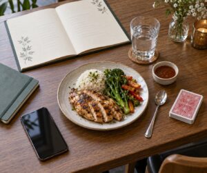 how to estimate calories when eating out