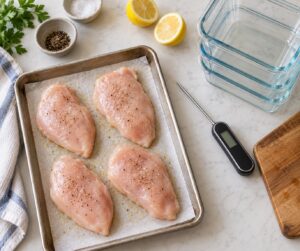 how to batch cook chicken for the week
