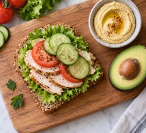 how to make a healthy sandwich