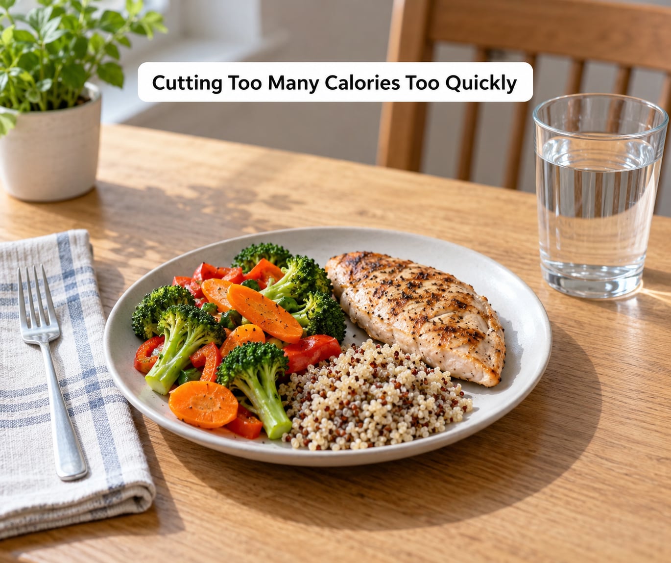Cutting Too Many Calories Too Quickly