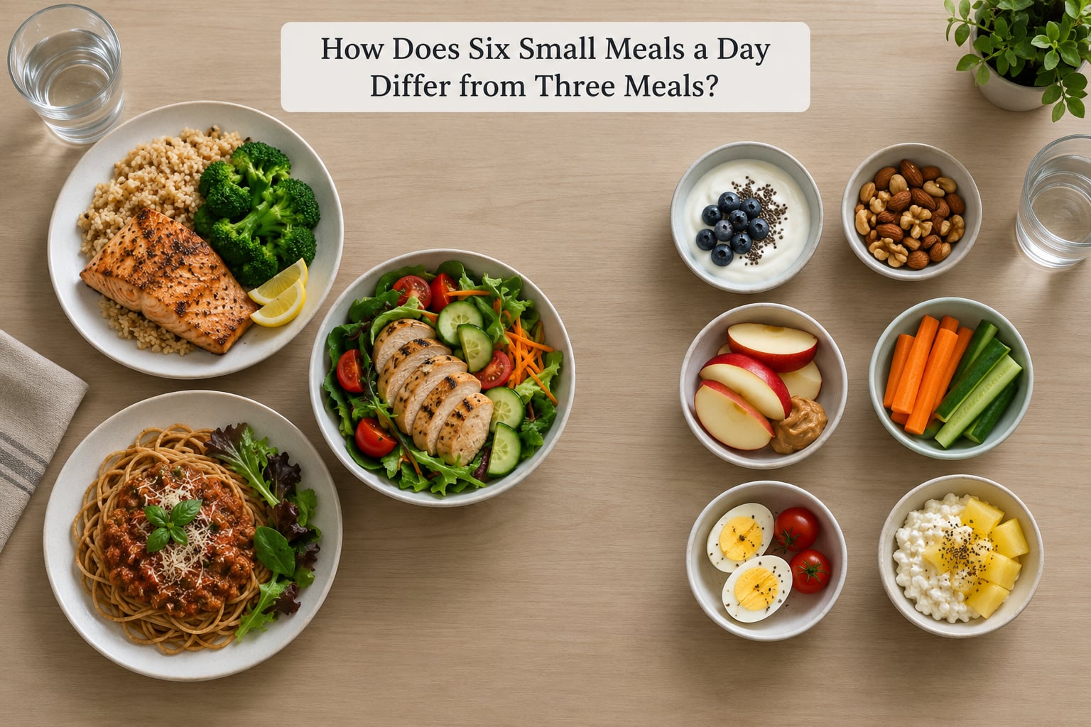 How Does Six Small Meals a Day Differ from Three Meals?