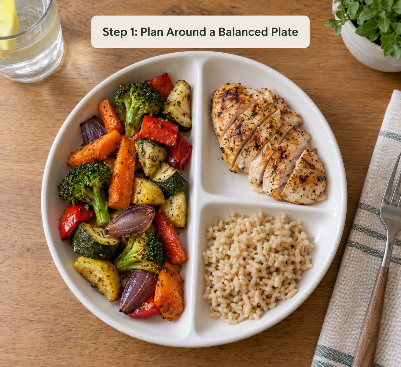 Step 1: Plan Around a Balanced Plate