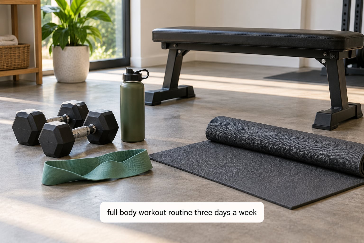 full body workout routine three days a week