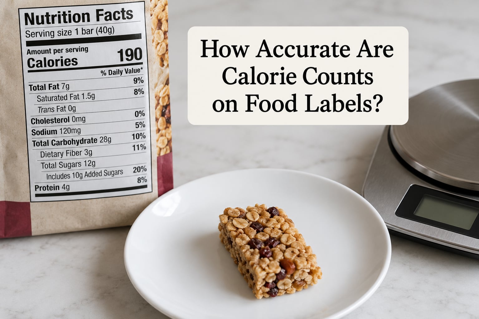 How Accurate Are Calorie Counts on Food Labels?