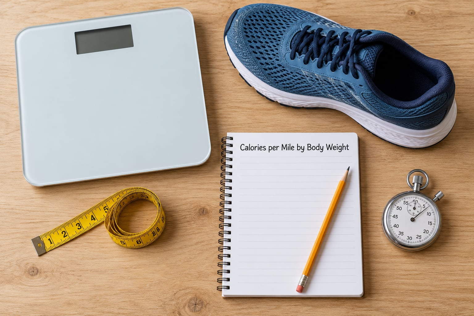 Calories per Mile by Body Weight