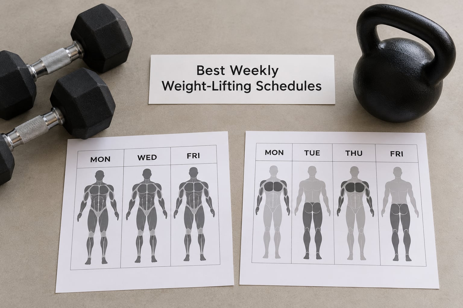 Best Weekly Weight-Lifting Schedules