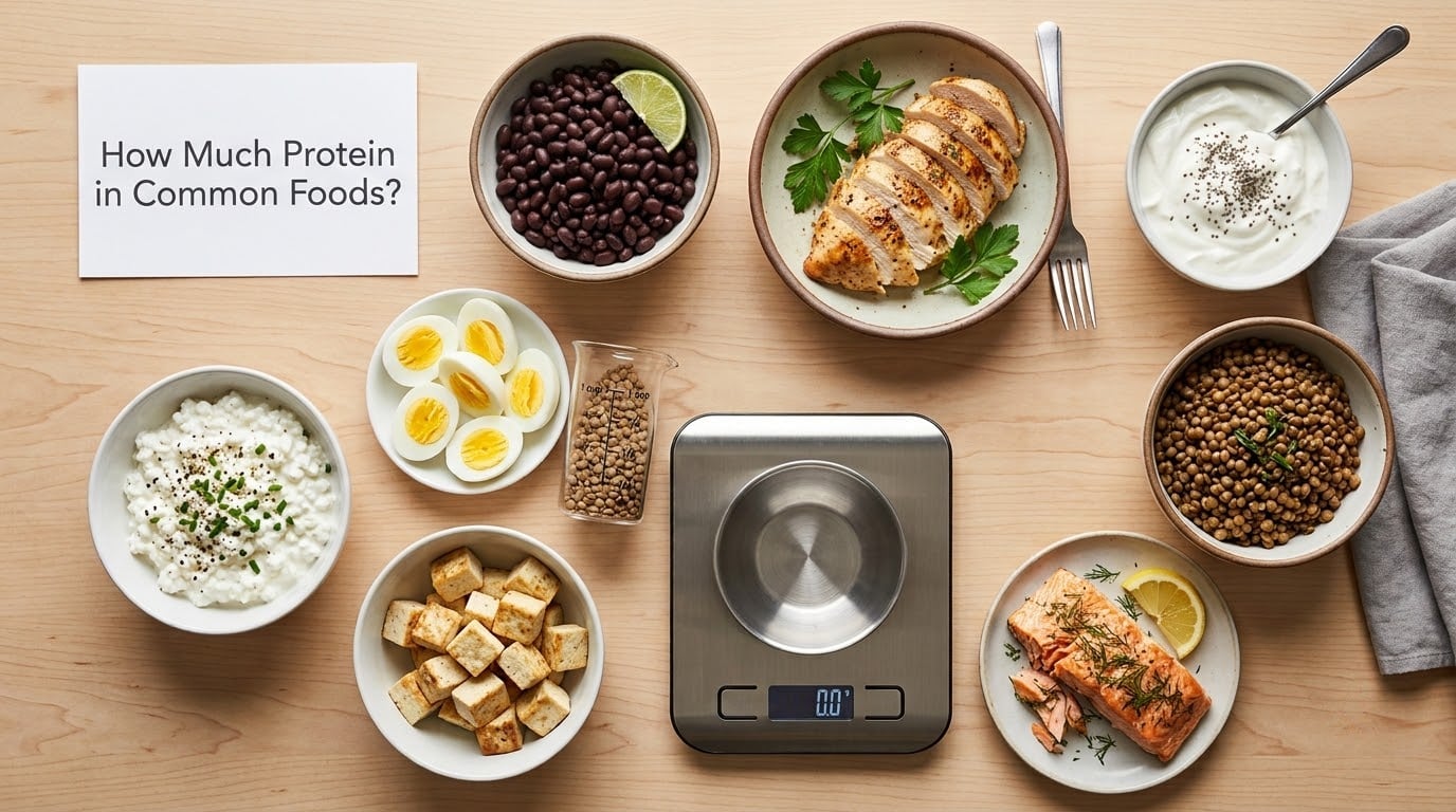 How Much Protein in Common Foods?