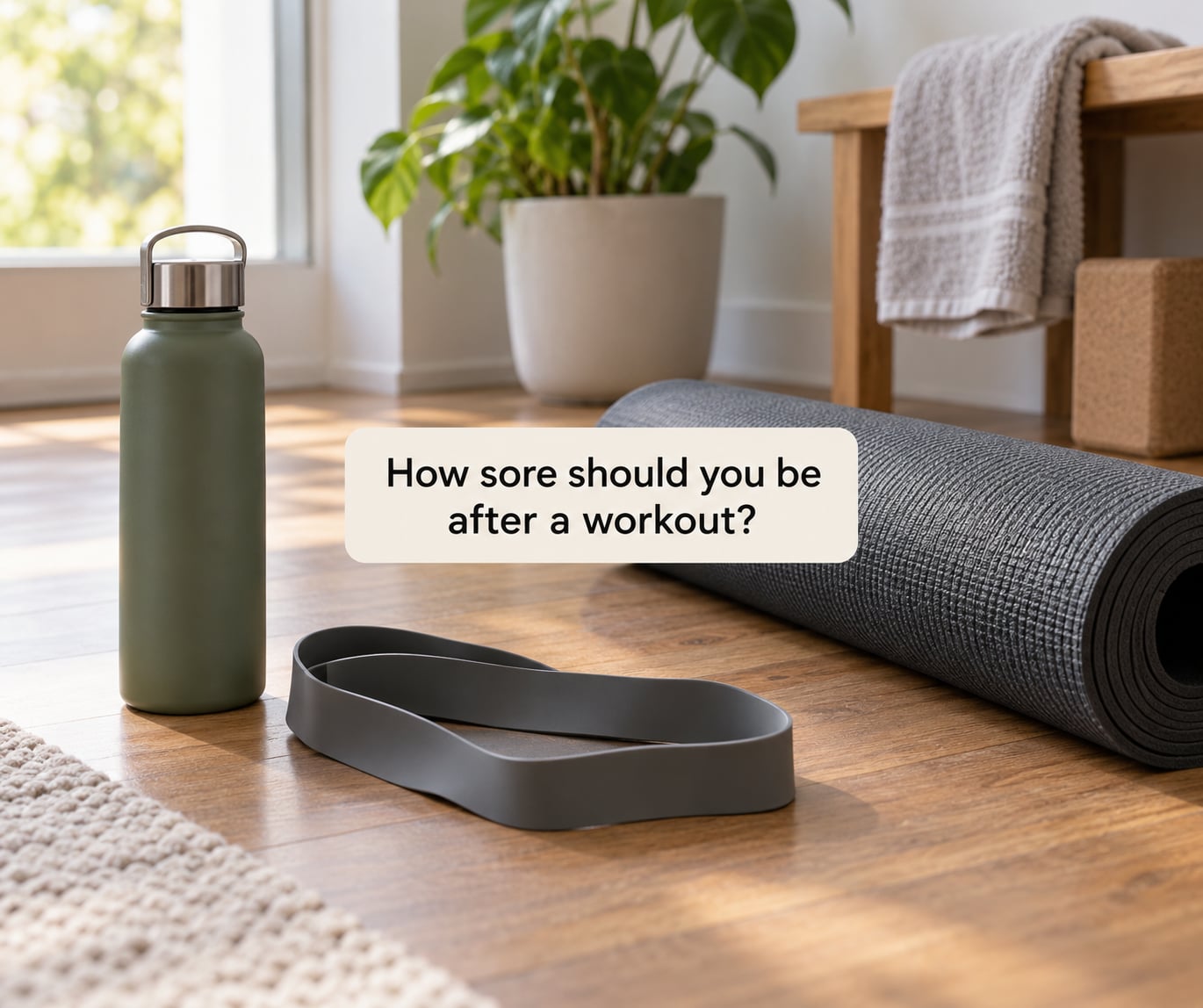 How sore should you be after a workout?