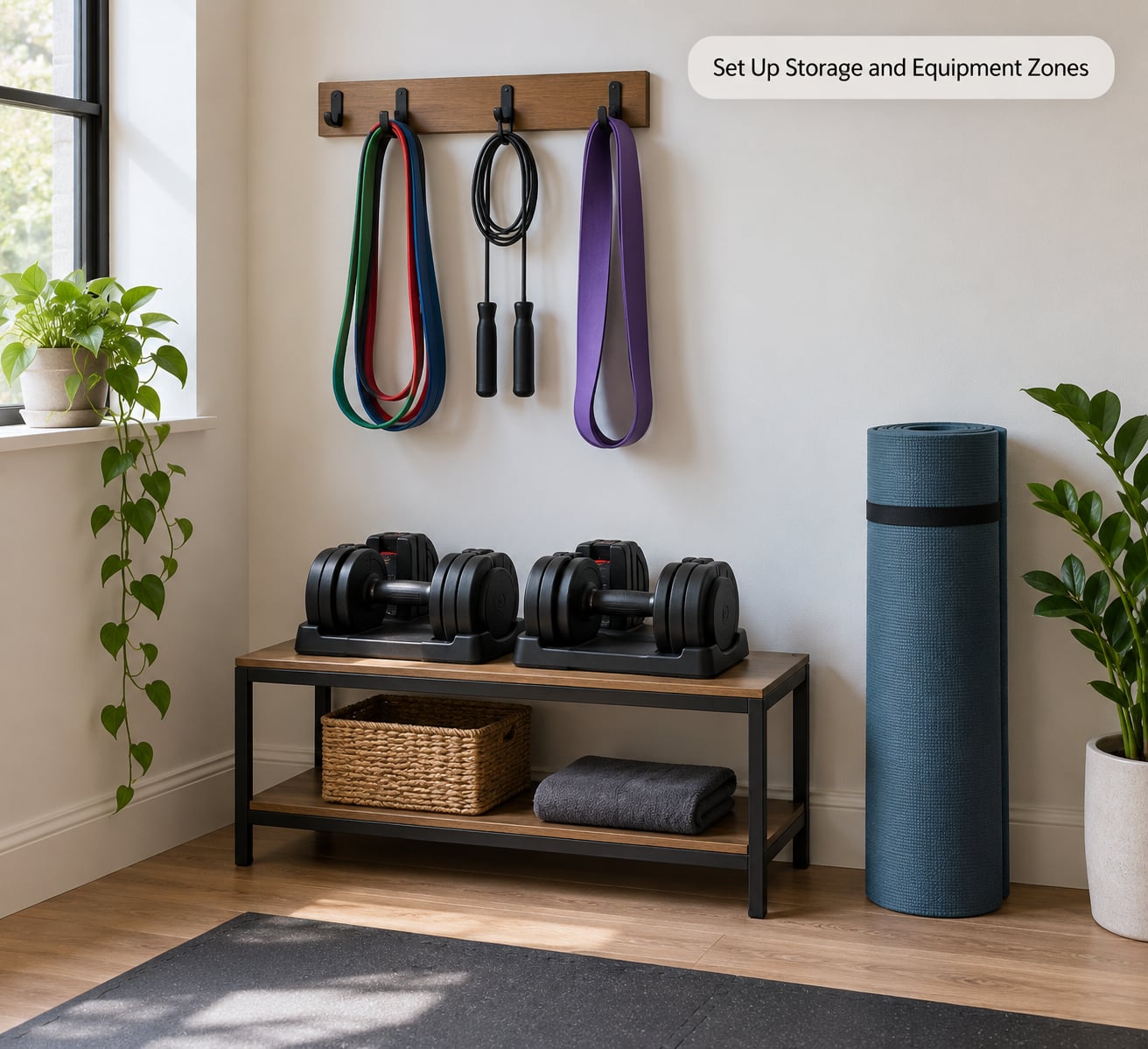 Set Up Storage and Equipment Zones