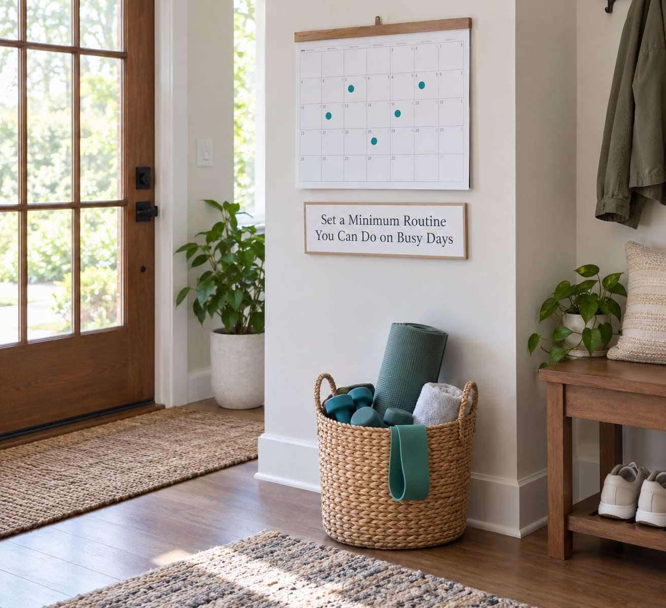 Set a Minimum Routine You Can Do on Busy Days