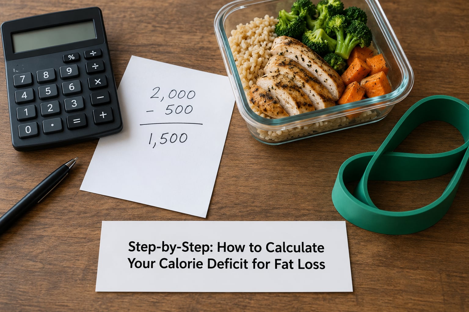 Step-by-Step: How to Calculate Your Calorie Deficit for Fat Loss