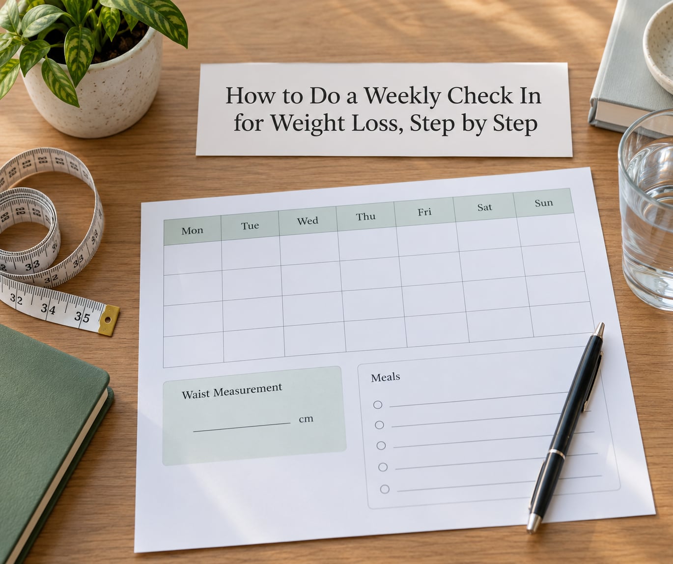 How to Do a Weekly Check In for Weight Loss, Step by Step