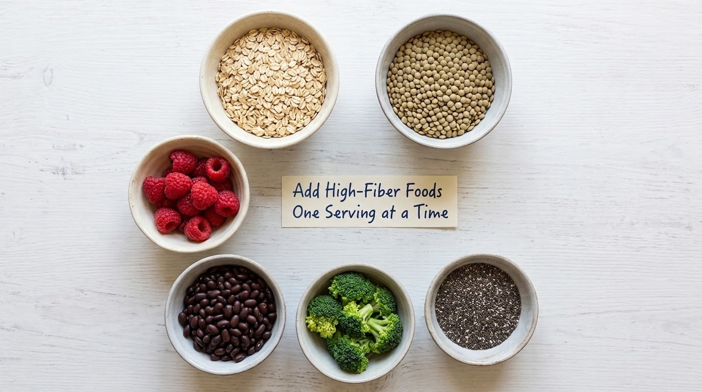 Add High-Fiber Foods One Serving at a Time