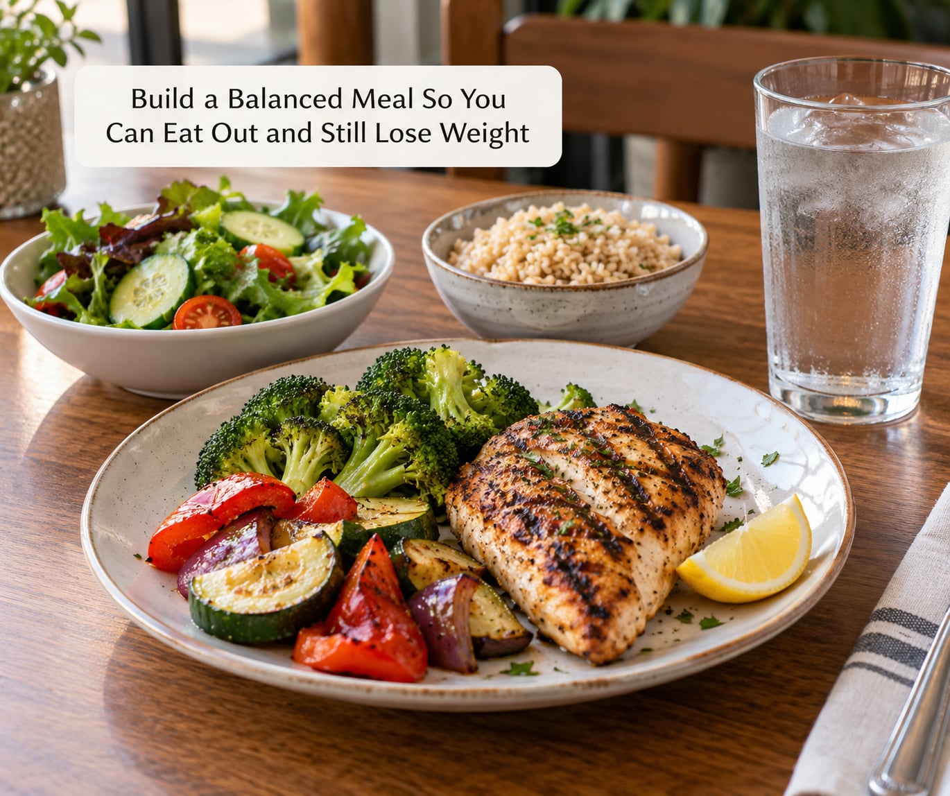 Build a Balanced Meal So You Can Eat Out and Still Lose Weight