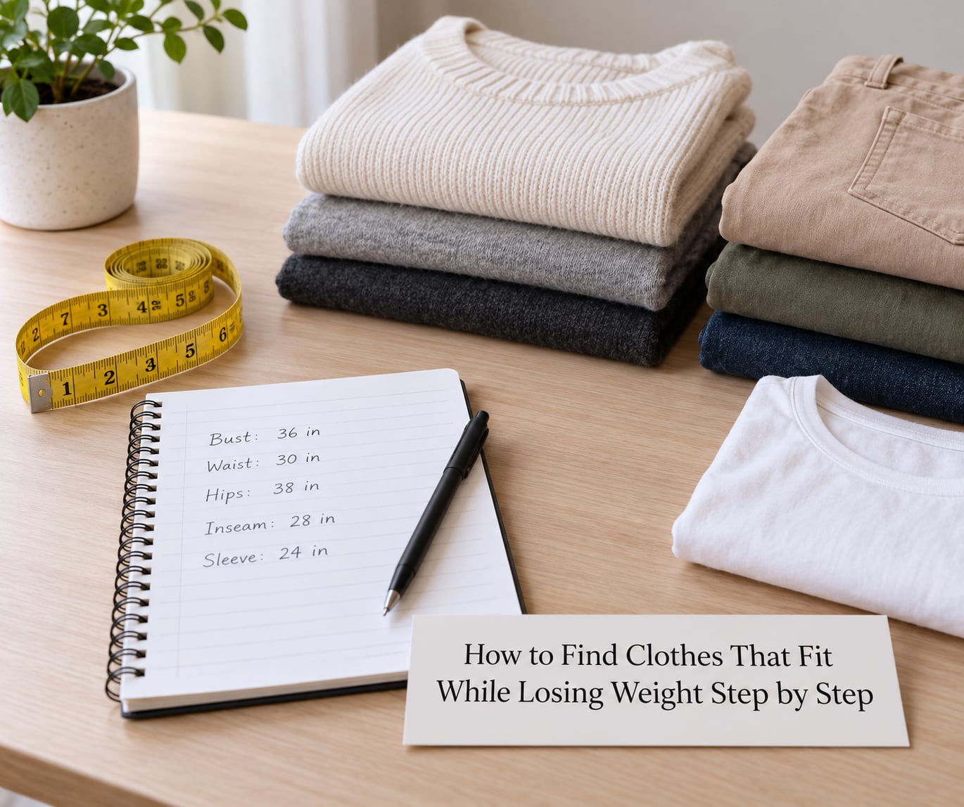 How to Find Clothes That Fit While Losing Weight Step by Step