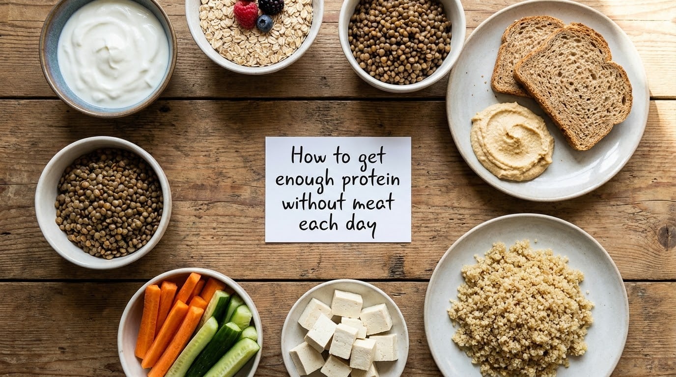 How to get enough protein without meat each day