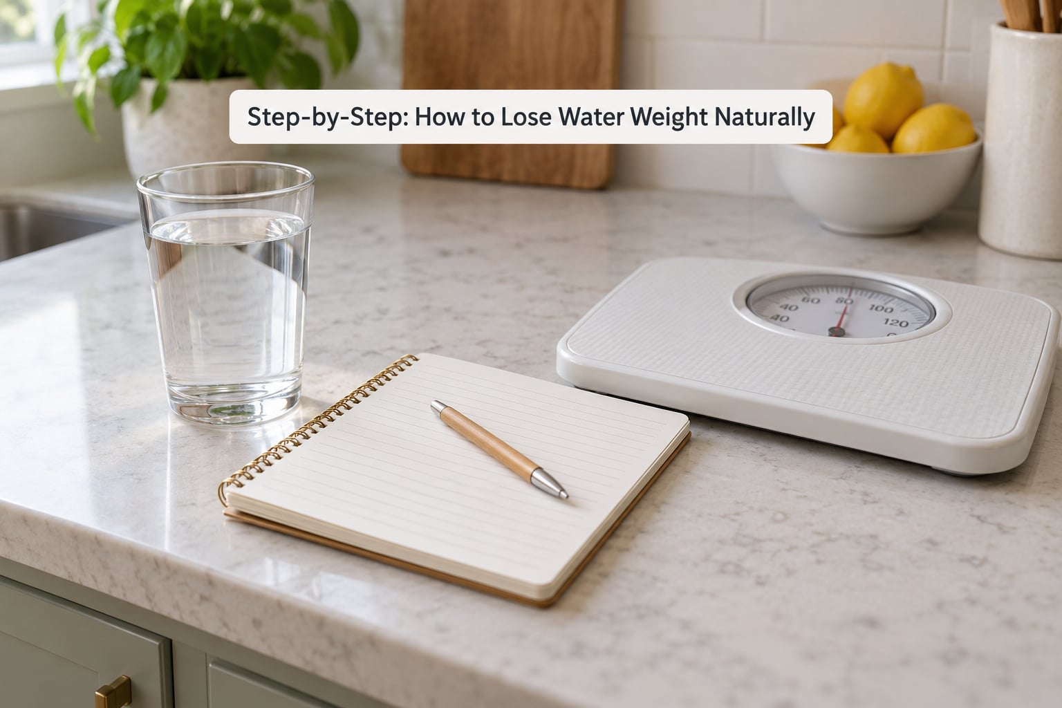 Step-by-Step: How to Lose Water Weight Naturally