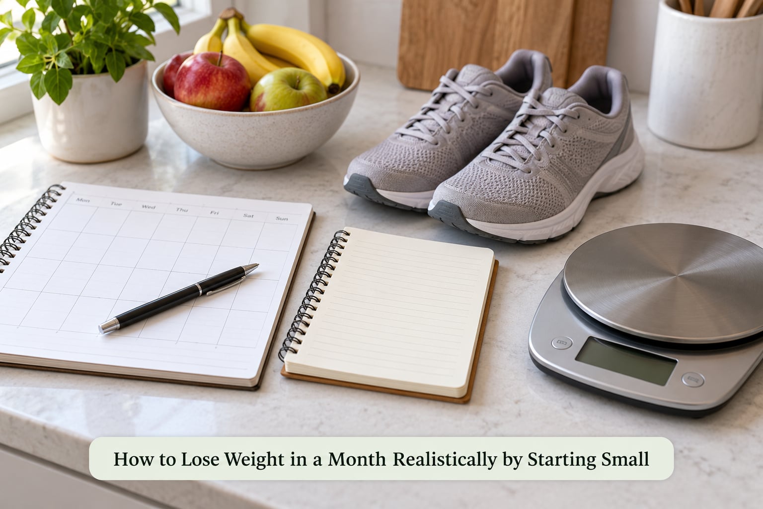 How to Lose Weight in a Month Realistically by Starting Small
