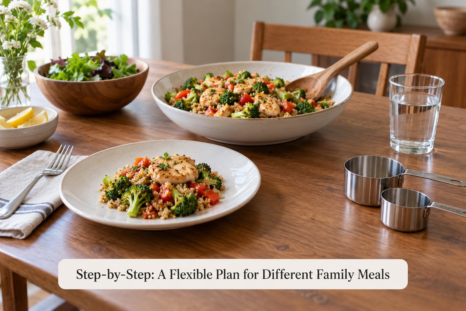 Step-by-Step: A Flexible Plan for Different Family Meals