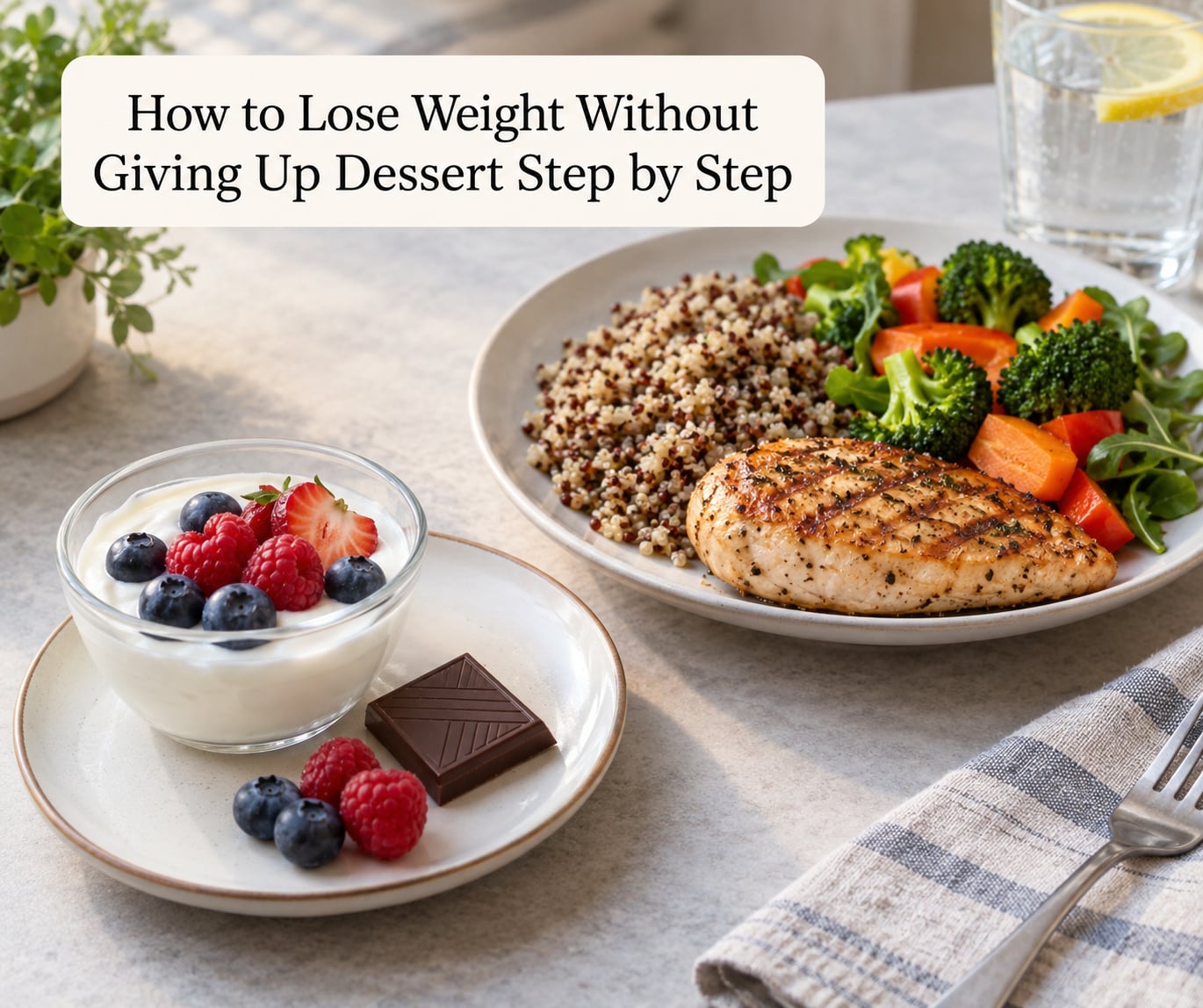 How to Lose Weight Without Giving Up Dessert Step by Step