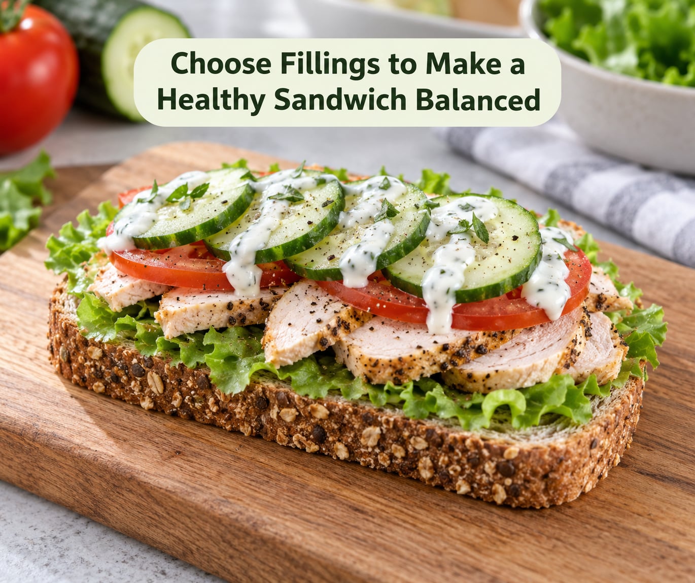 Choose Fillings to Make a Healthy Sandwich Balanced