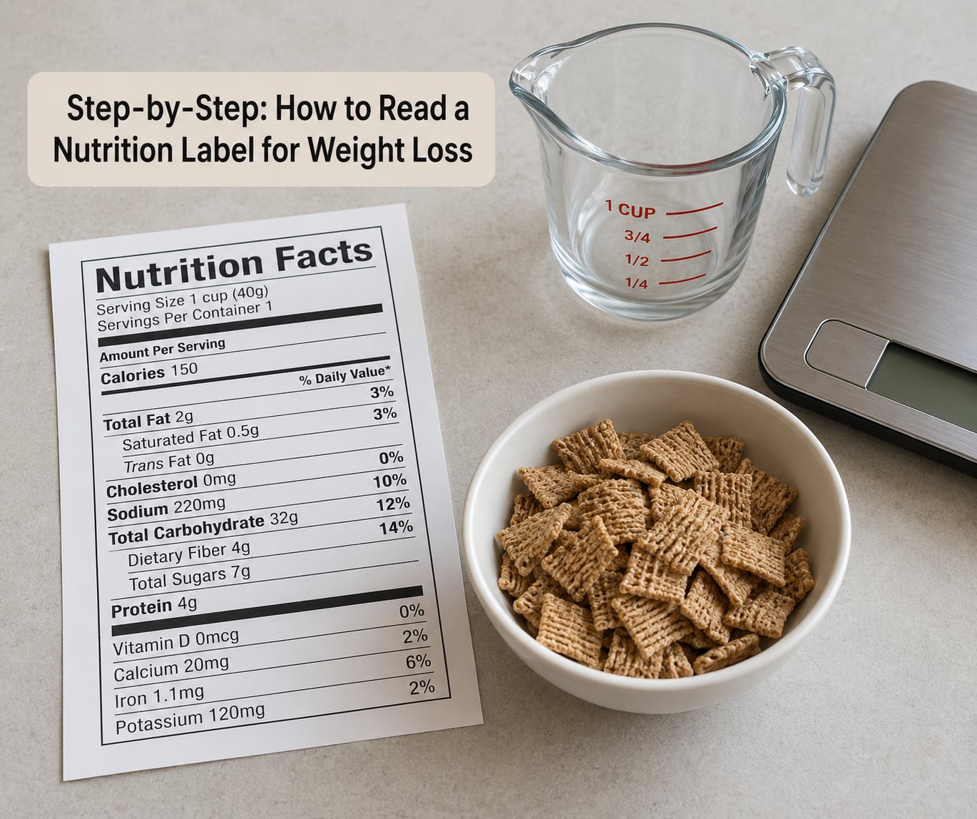 Step-by-Step: How to Read a Nutrition Label for Weight Loss