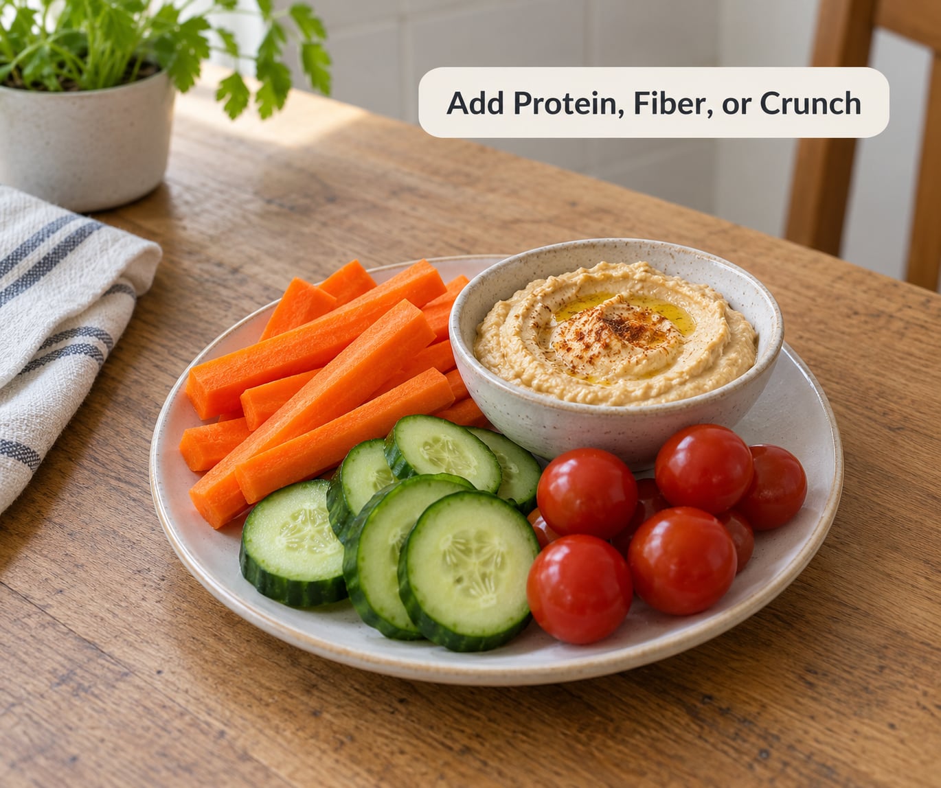 Add Protein, Fiber, or Crunch