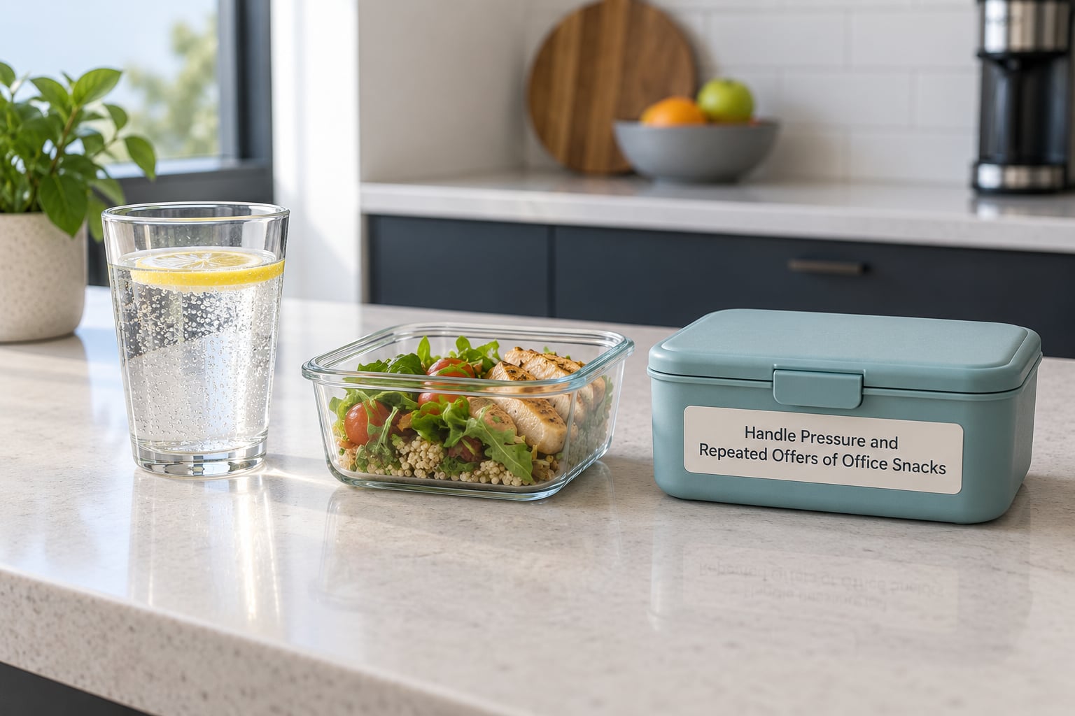 Handle Pressure and Repeated Offers of Office Snacks