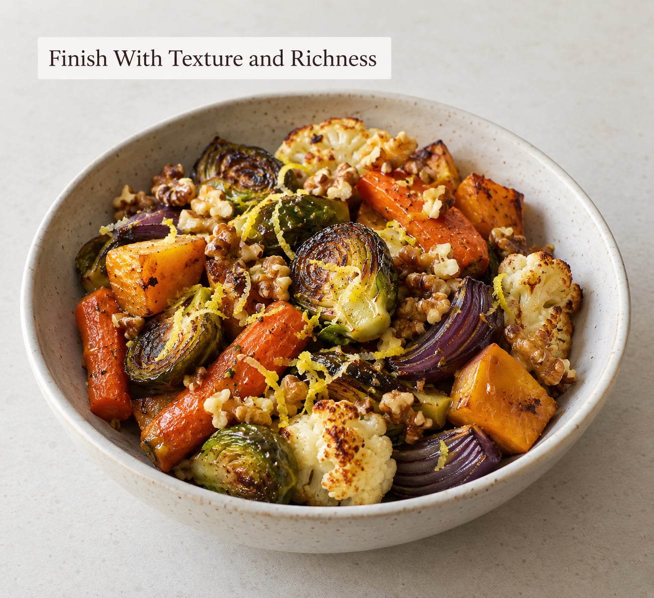Finish With Texture and Richness