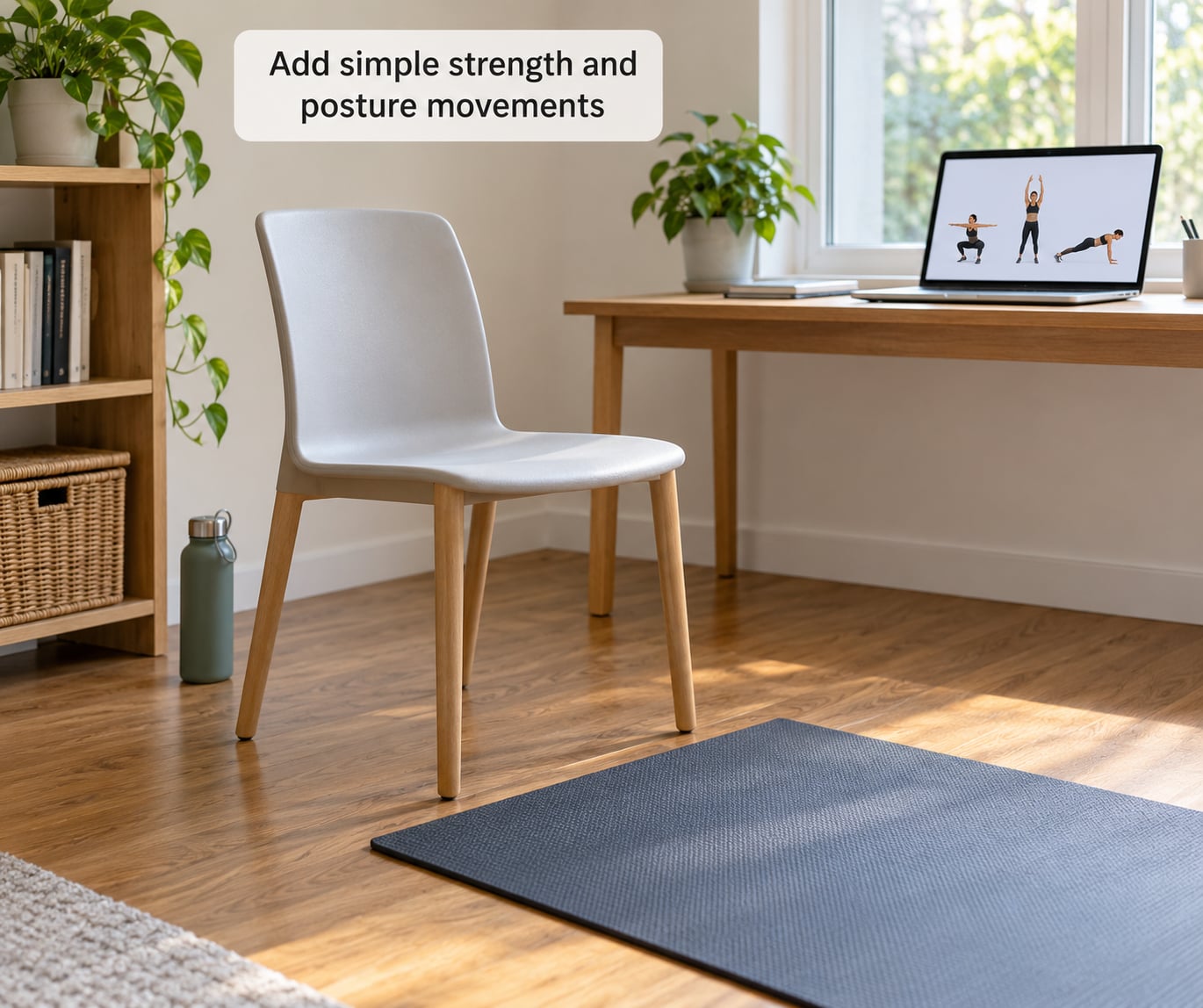 Add simple strength and posture movements