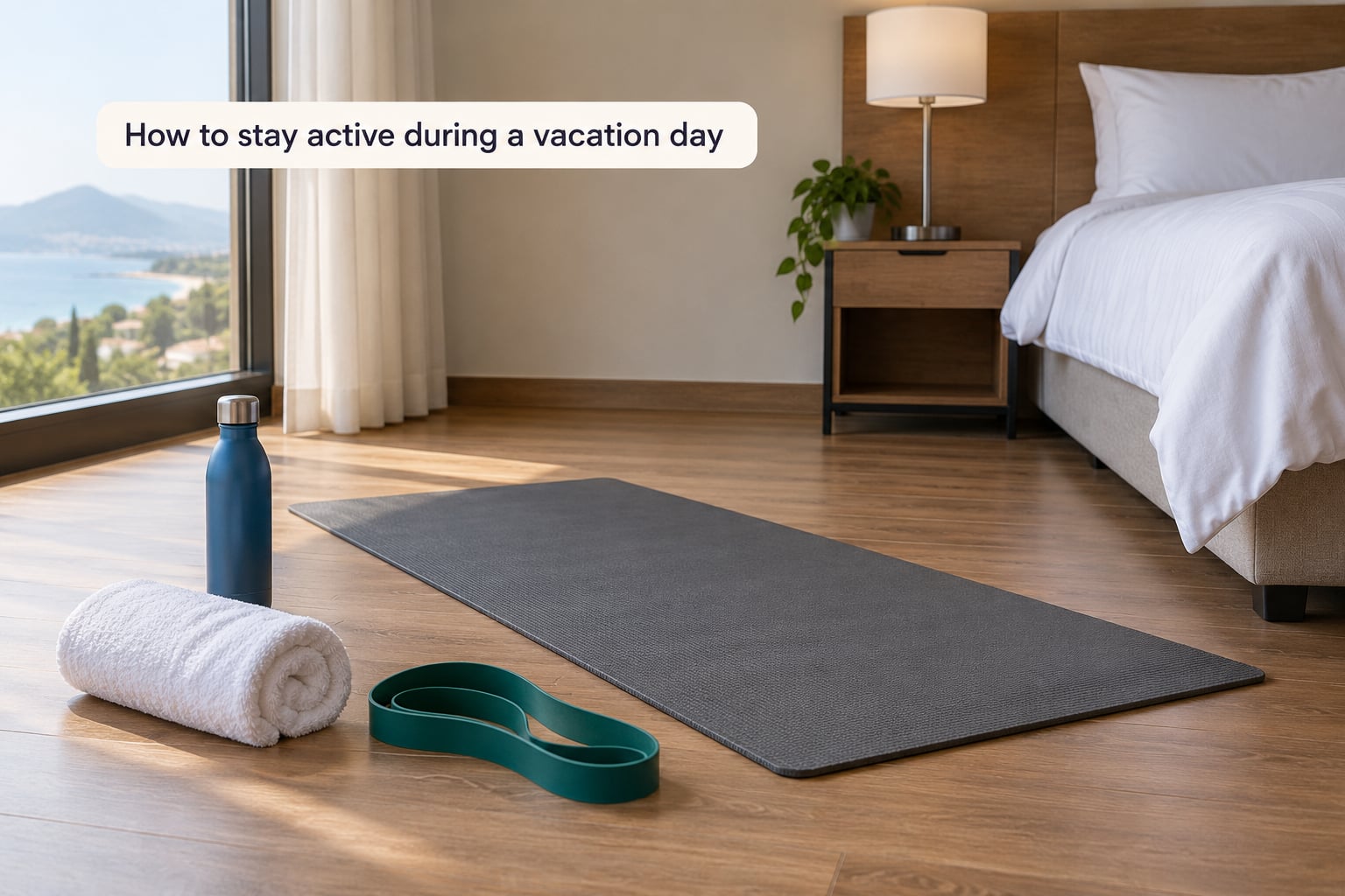 How to stay active during a vacation day