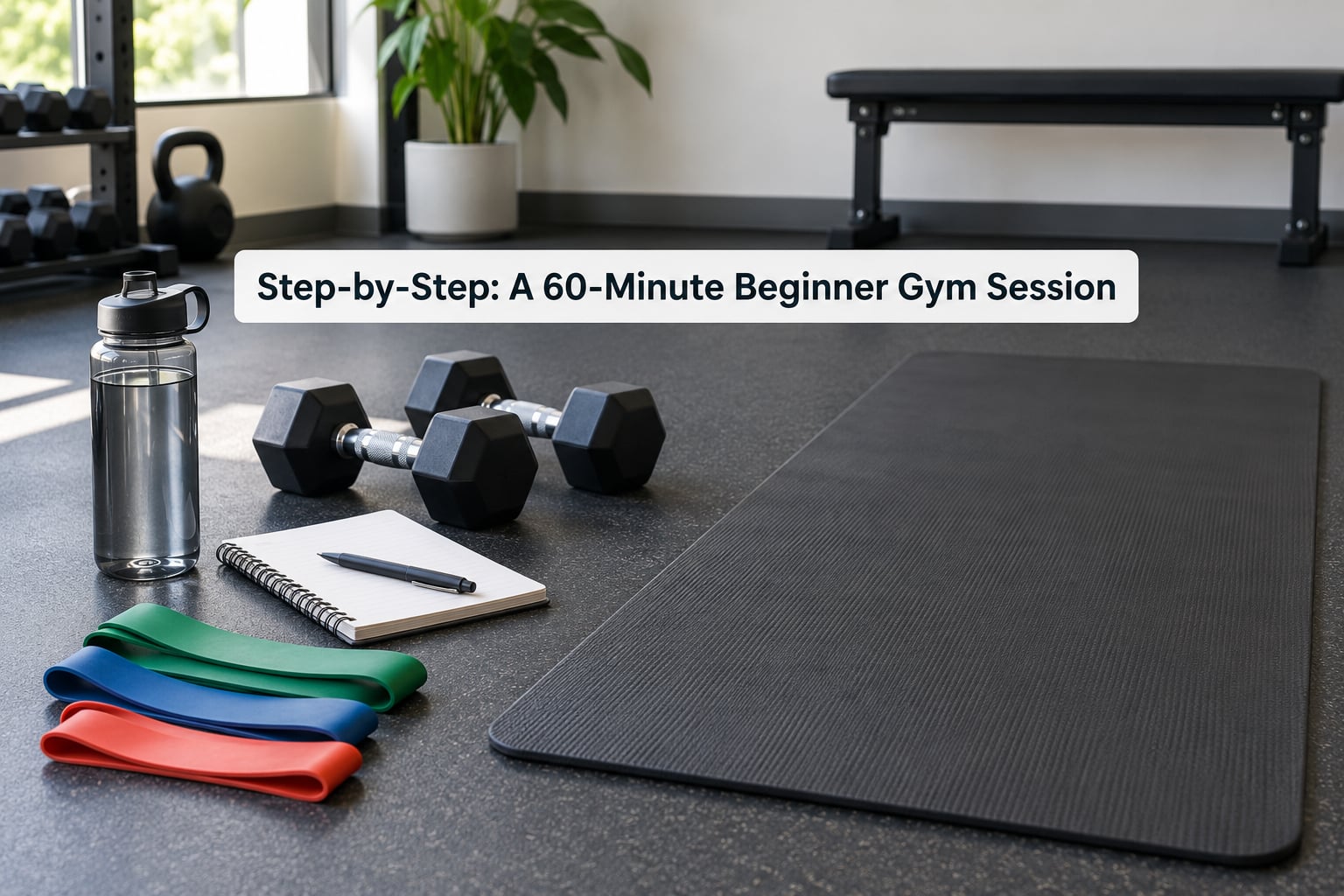 Step-by-Step: A 60-Minute Beginner Gym Session