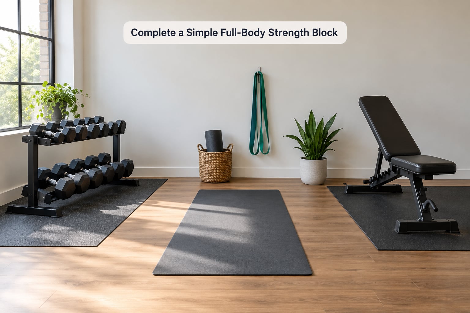Complete a Simple Full-Body Strength Block
