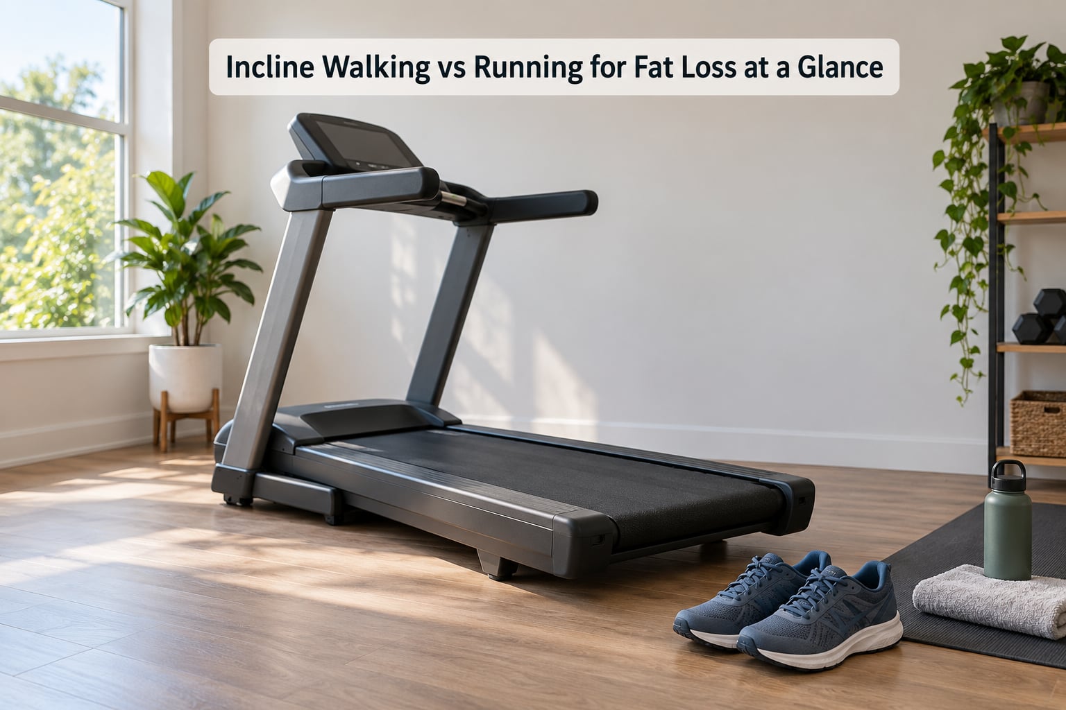 Incline Walking vs Running for Fat Loss at a Glance