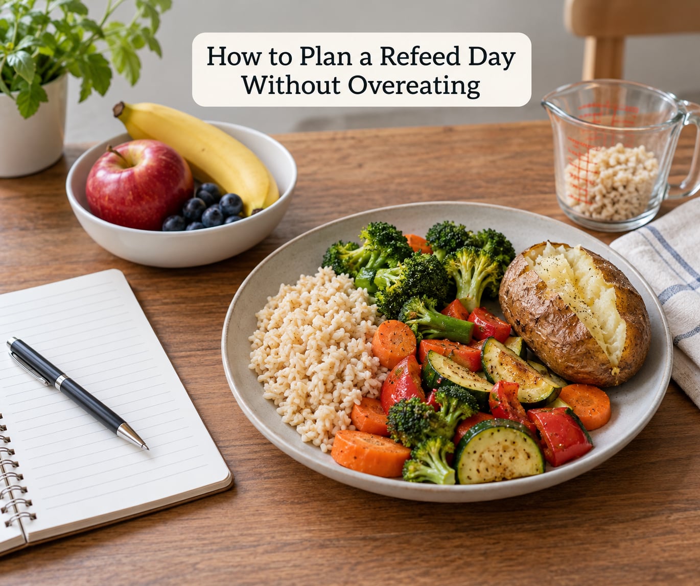 How to Plan a Refeed Day Without Overeating