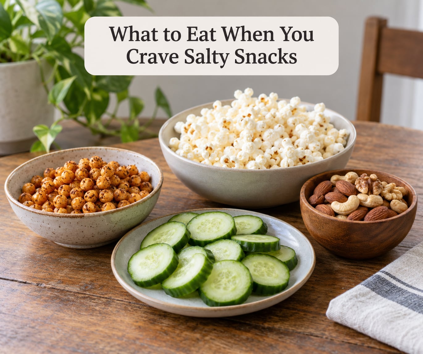 What to Eat When You Crave Salty Snacks