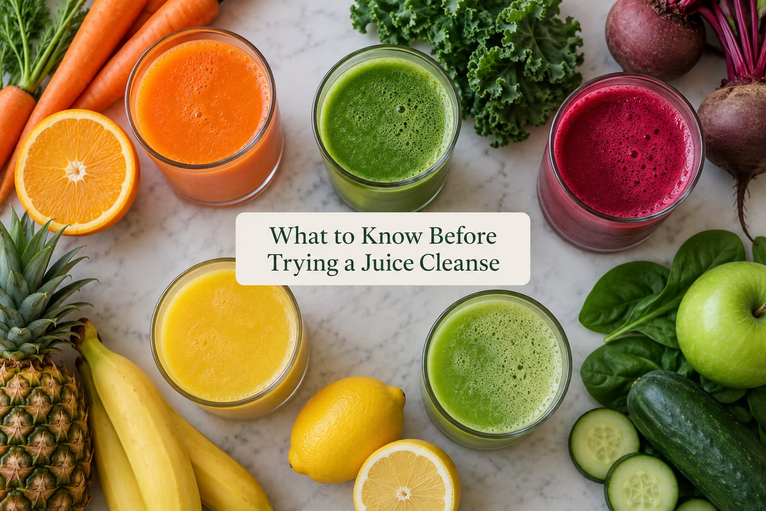 What to Know Before Trying a Juice Cleanse