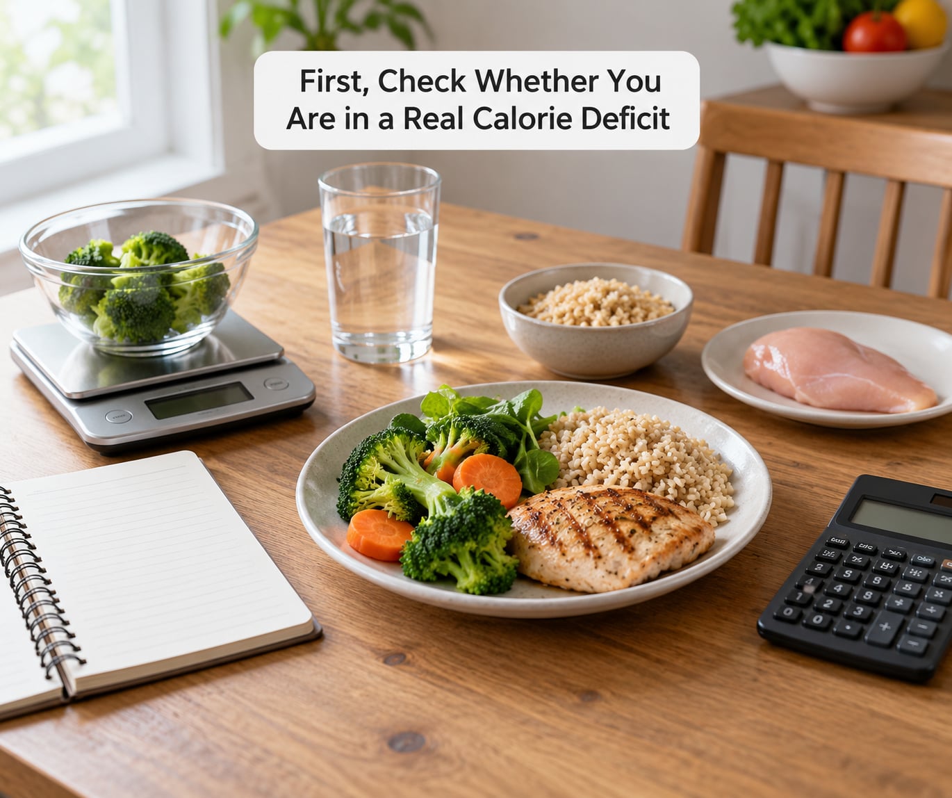 First, Check Whether You Are in a Real Calorie Deficit