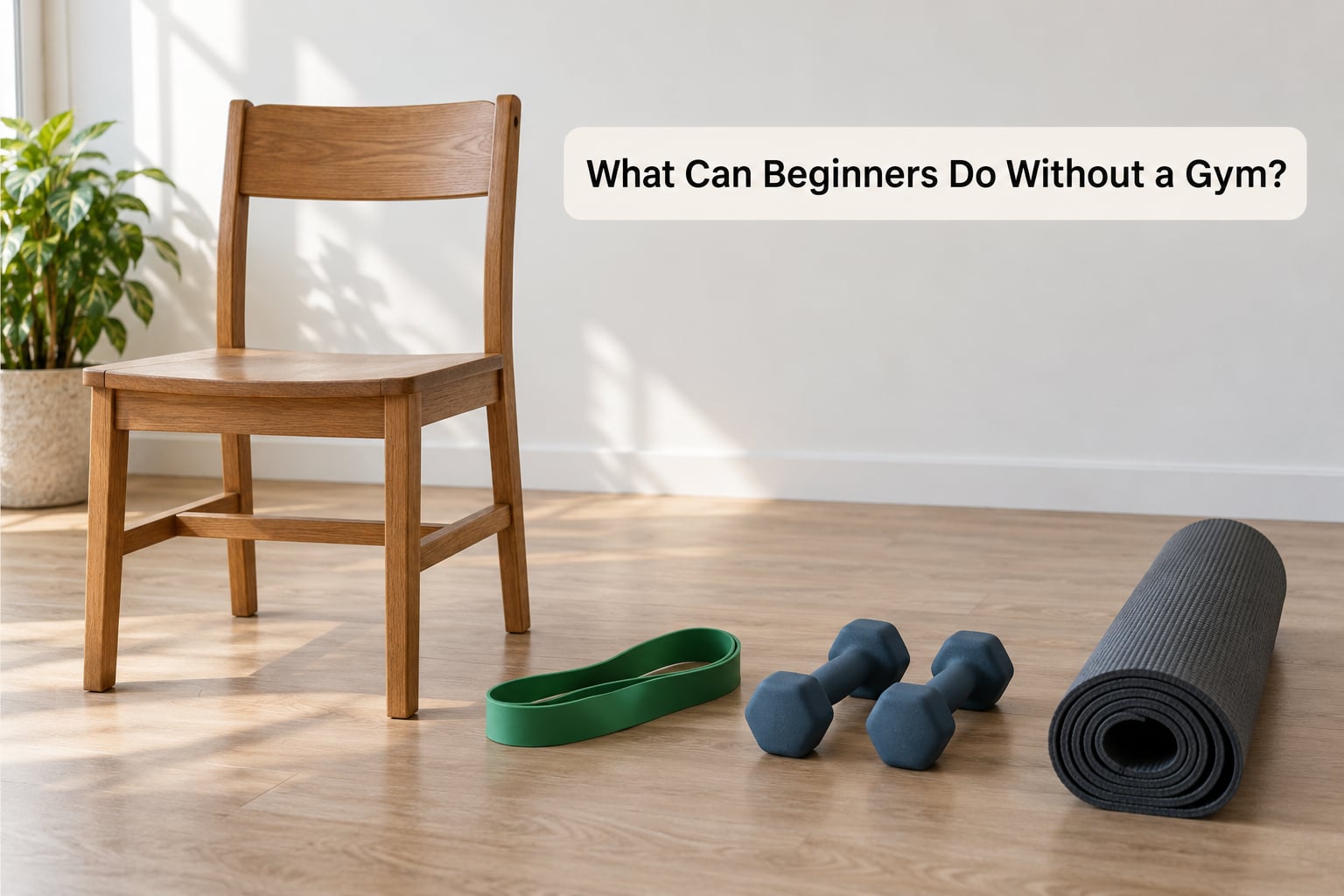 What Can Beginners Do Without a Gym?